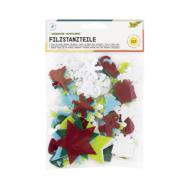 Bastelfilz-Stanzteile "Weihnachten"
