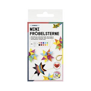 Faltpapierstreifen für Mini-Fröbelsterne (Ganzjahresfarben) 1296