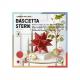 Faltblätter Bascetta-Stern, rot / gold 406/1515