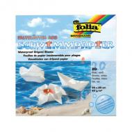 Faltblätter aus Schwimmpapier