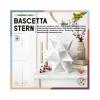 Faltblätter Bascetta-Stern Transparent, weiß