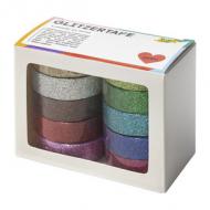 Deko-Klebeband Glitter-Tape, 10er Set