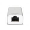 Mit 1 x RJ45 10/100/1000 MBit/Sek. Port