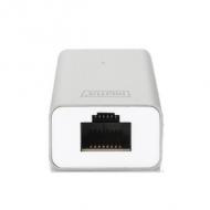 Mit 1 x RJ45 10/100/1000 MBit/Sek. Port