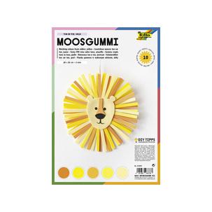 Moosgummi TON IN TON MIX, gelb 231094