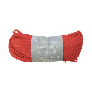 Raffia-Naturbast, rot 196025C