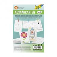 Ausnähkarten, weiß
