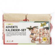 Adventskalender "Beutel in Juteoptik"