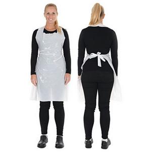 Symbolbild: PE-Latzschürze, weiß 2344