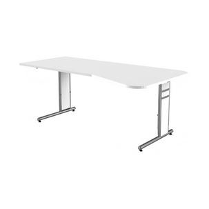 PC-Schreibtisch "Form 4", weiß 114119.1