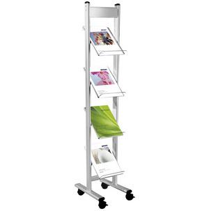 Prospektregal Ecoline, 4 x DIN A4 42635614