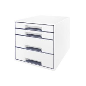 Schubladenbox WOW CUBE, perlweiß / grau 5213-20-36