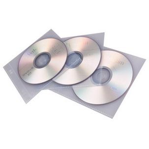 Symbolbild: CD-/DVD-Hülle, PP, transparent (Lieferung mit 2-fach Lochung) 100812951
