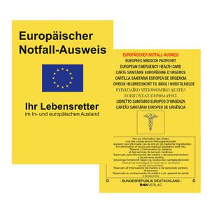Europäischer Notfallausweis 2521