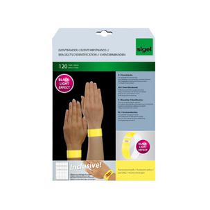 Eventbänder "Super Soft" fluoreszierend, gelb EB219