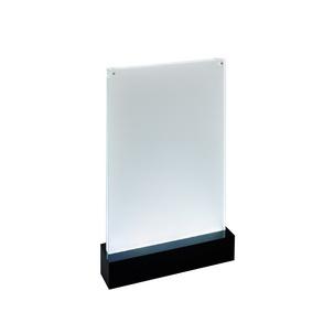 Symbolbild: LED-Tischaufsteller "luminous", DIN A4 TA424