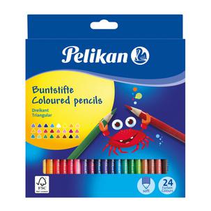 Dreikant-Buntstifte dünn, 24er Kartonetui 100401583