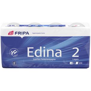 Toilettenpapier Edina, 2-lagig, 8 x 250 Blatt 1010810