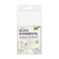 Symbolbild: Blockbodenbeutel, weiß