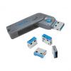 USB Sicherheitsschloss, 1 Schlüssel / 4 Schlösser
