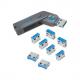 USB Sicherheitsschloss, ohne Schlüssel / 10 Schlösser AU0044