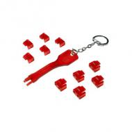 RJ45 Sicherheitsschloss, 1 Schlüssel / 10 Schlösser