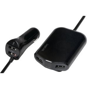 USB KFZ-Ladegerät für Vorder- & Rücksitze PA0149