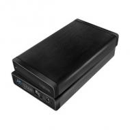 3,5" SATA Festplatten-Gehäuse, USB 3.0, Aluminium