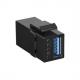 Keystone Modular Verbinder USB 3.0, schwarz NK0015B