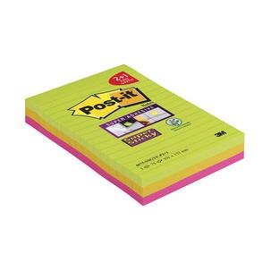 Haftnotizen Super Sticky Notes, 101 x 152 mm 4675-SSGYF-P2+1