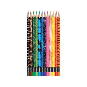 Dreikant-Buntstift COLORPEPS Animals, 12 Farben 832212