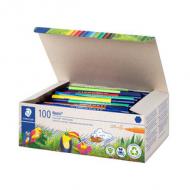 Fasermaler Noris, 100er Schulbox