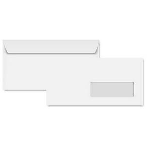 Briefumschlag DIN lang, mit Fenster rechts 1605C