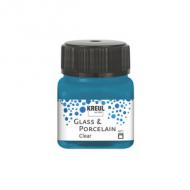 Symbolbild: Glas- und Porzellanfarbe "Glass & Porcelain Clear", 20 ml im Glas