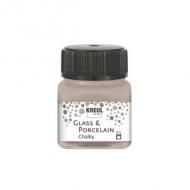 Symbolbild: Glas- und Porzellanfarbe "Glass & Porcelain Chalky", 20 ml im Glas