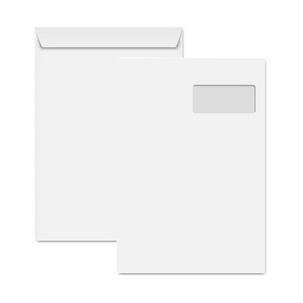 Versandtasche C4, mit Fenster rechts 1410C