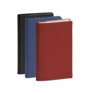 EXACOMPTA Agenda de poche "Temporel 16S", 2026, Cassandra 1 semaine sur 2 pages  litalienne, couverture PVC grainée, 160 x 90 mm, papier ivoire, reliure spirale, répertoire, assorti en noir, bleu, rouge, multilingue en paquet de 5 pices (16422E), Verpackungseinheit:     5 Stück