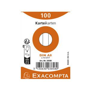 Symbolbild: Karteikarten DIN A8 3208B