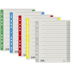 Trennblätter, Kraftkarton farbig 381453B