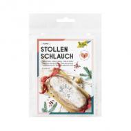 Stollenschläuche mit Weihnachtsdruck