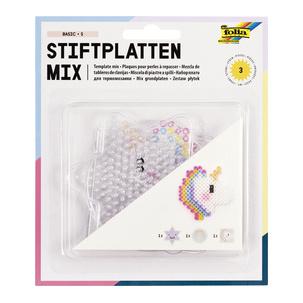 Bügelperlen Stiftplatten BASIC KLEIN, auf Blisterkarte 73211