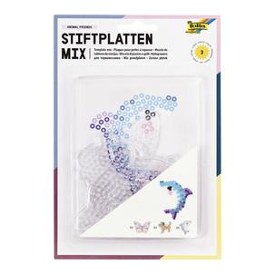 Bügelperlen Stiftplatten TIERWELT, auf Blisterkarte 73212