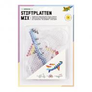Bügelperlen Stiftplatten FAHRZEUGE, auf Blisterkarte