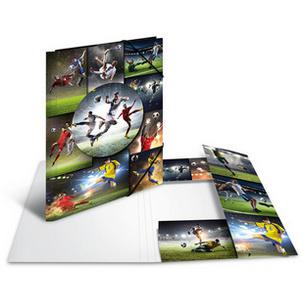 Eckspannermappe "Football", Karton 19298