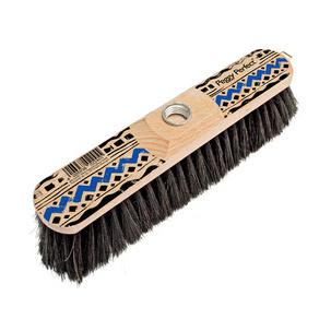 Holz-Besen lackiert, Naturhaar 2245