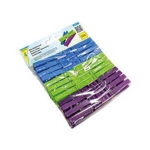 Wäscheklammern - Kunststoff, 50er Pack 60250