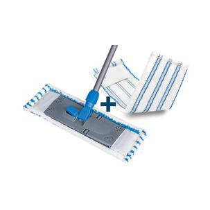 Bodenwischer, mit Teleskopstiel - blau 7547