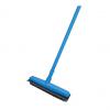 Gummibesen, mit Teleskopstiel - blau