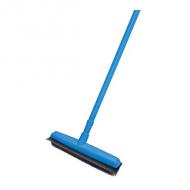 Gummibesen, mit Teleskopstiel - blau