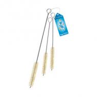 Schlauchbürste aus gedrehtem Draht, 3er Set